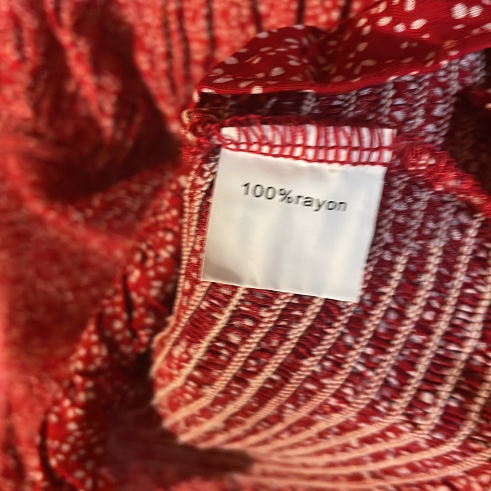 NWT Princess Polly Blakey Top Red/ White Flowers 💮 - Picture 8 of 8